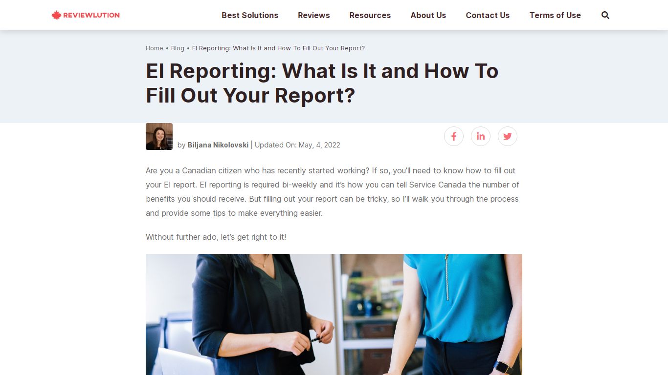 EI Reporting: What Is It and How To Fill Out Your Report? - Reviewlution