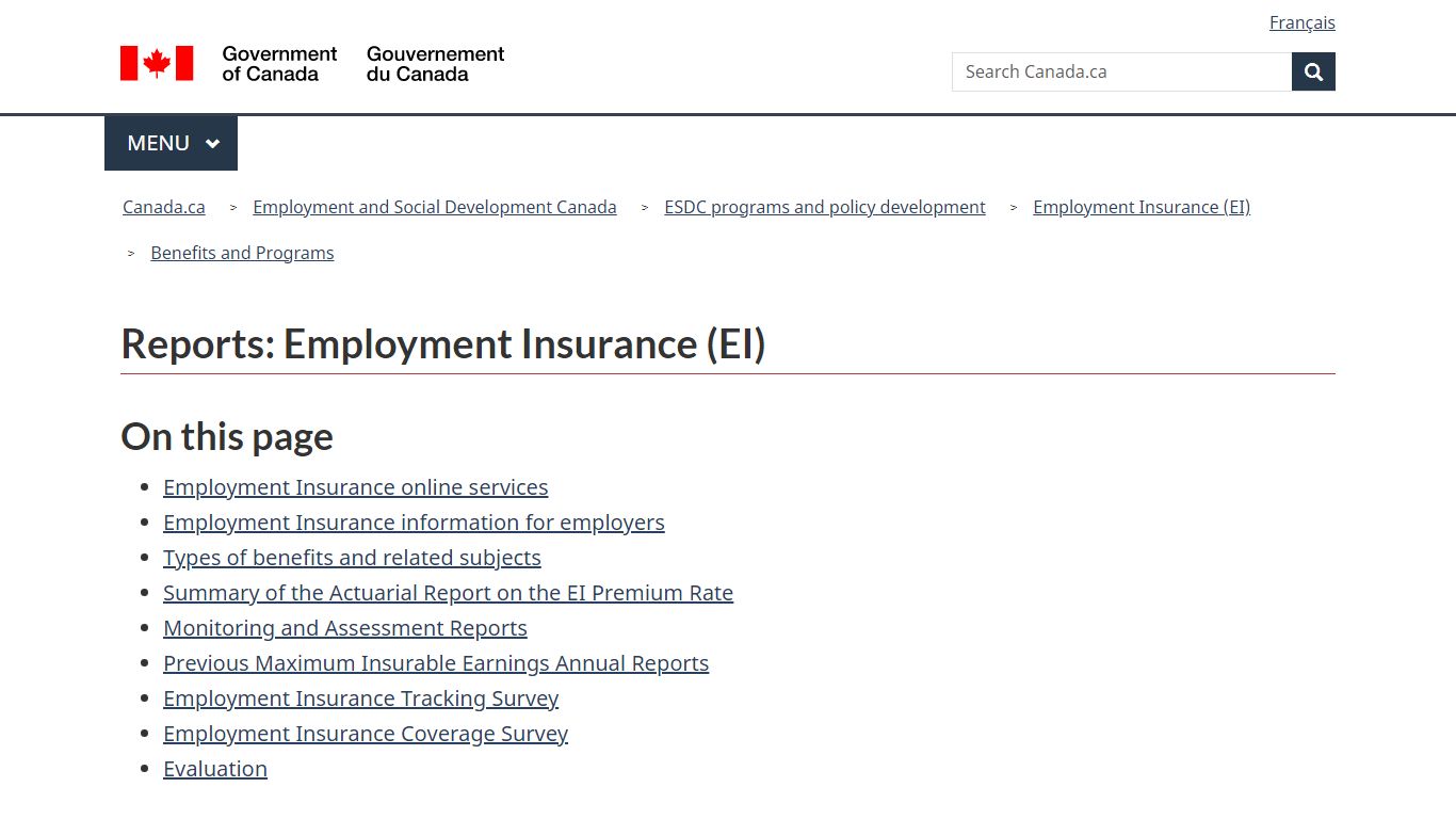 Reports: Employment Insurance (EI) - Canada.ca